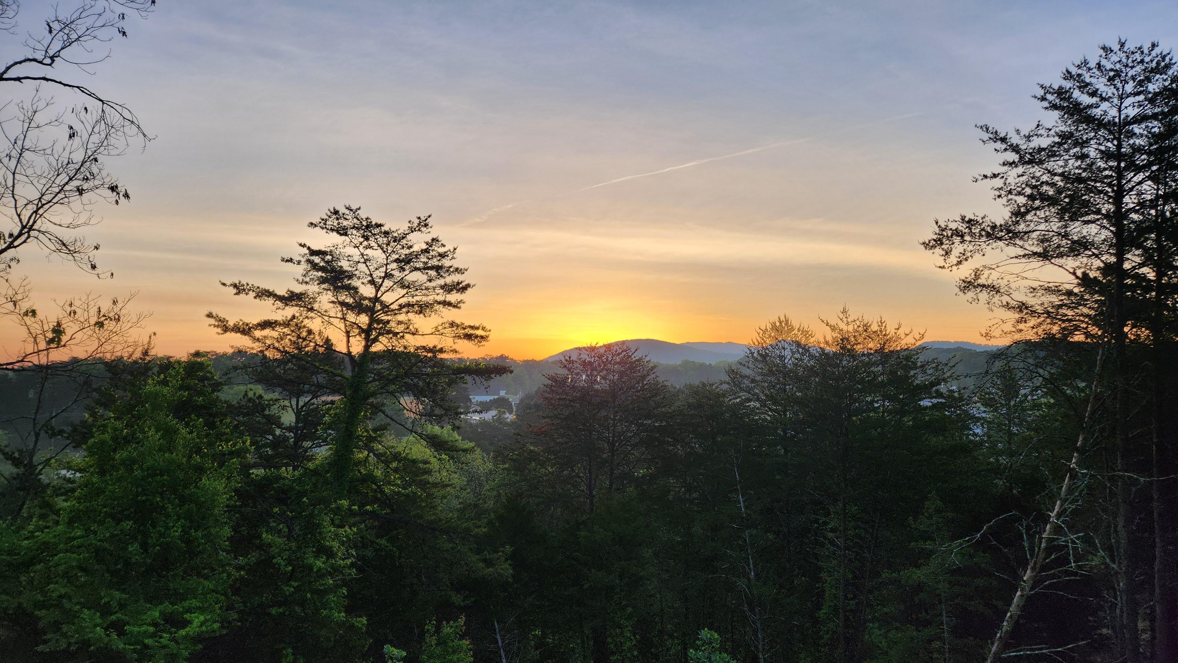 Sunrise from the back deck!