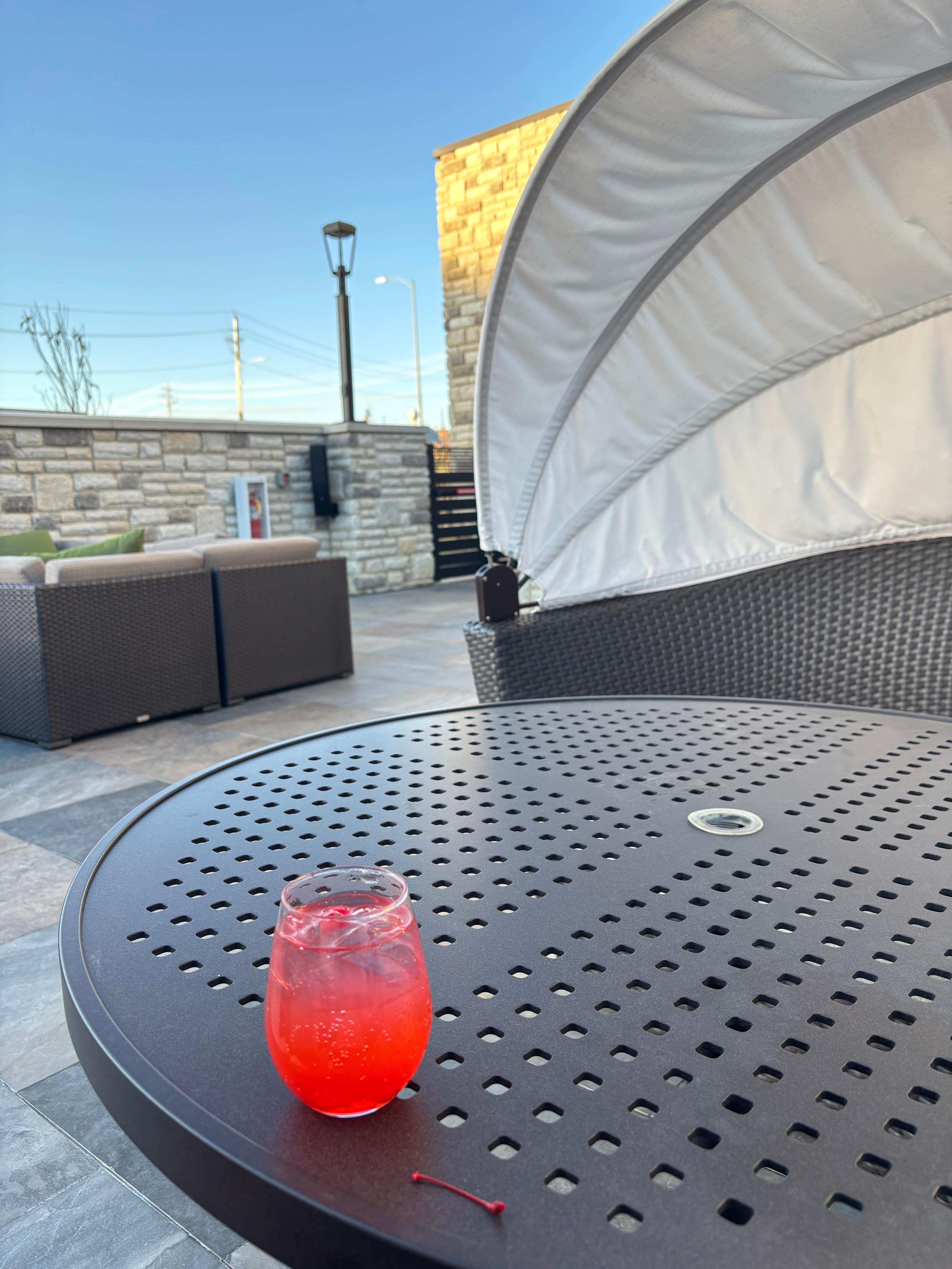 Seating area where we enjoyed our kickback drinks