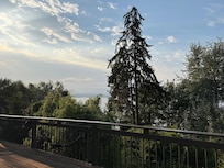 The combination of blue skies and high clouds here on the deck is hard to beat on a beautiful day.