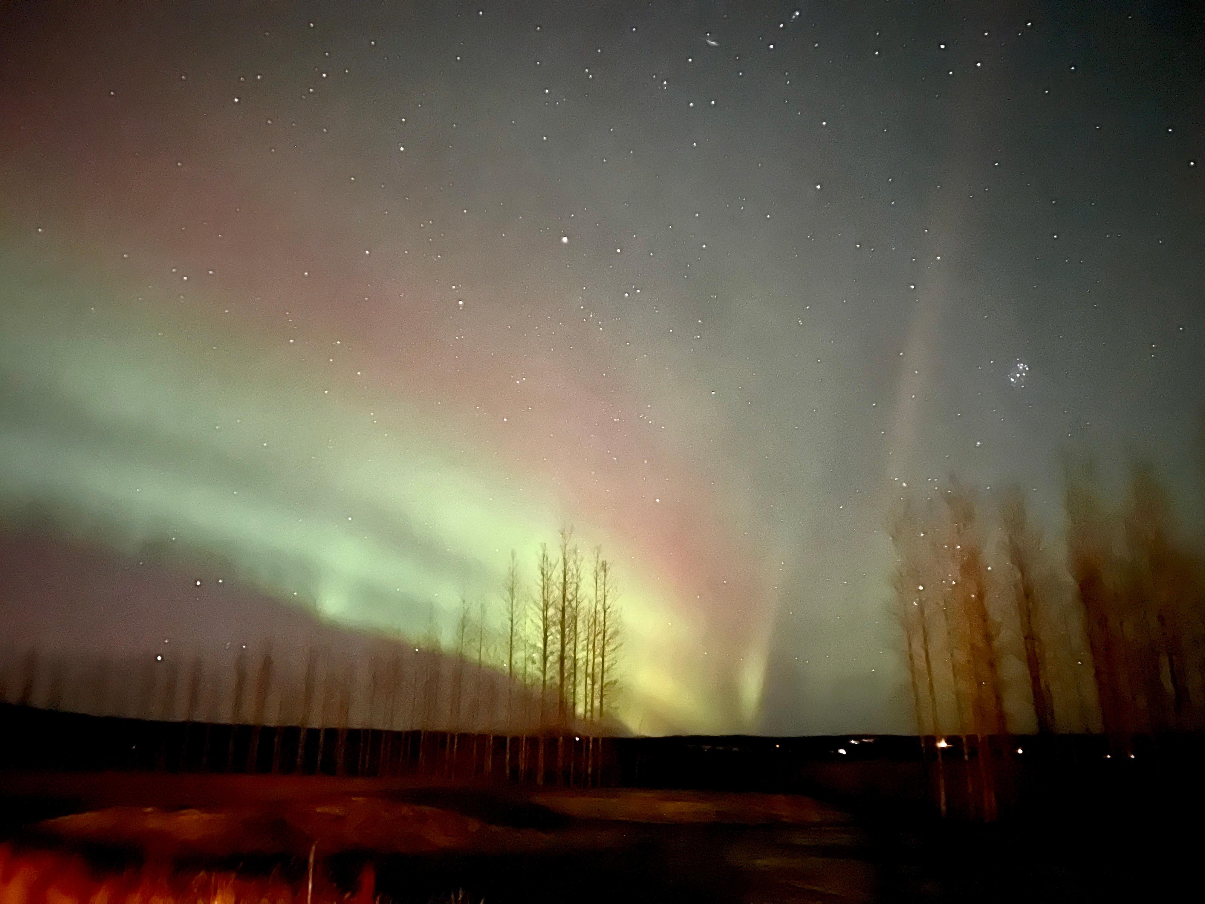 View from right outside hotel
