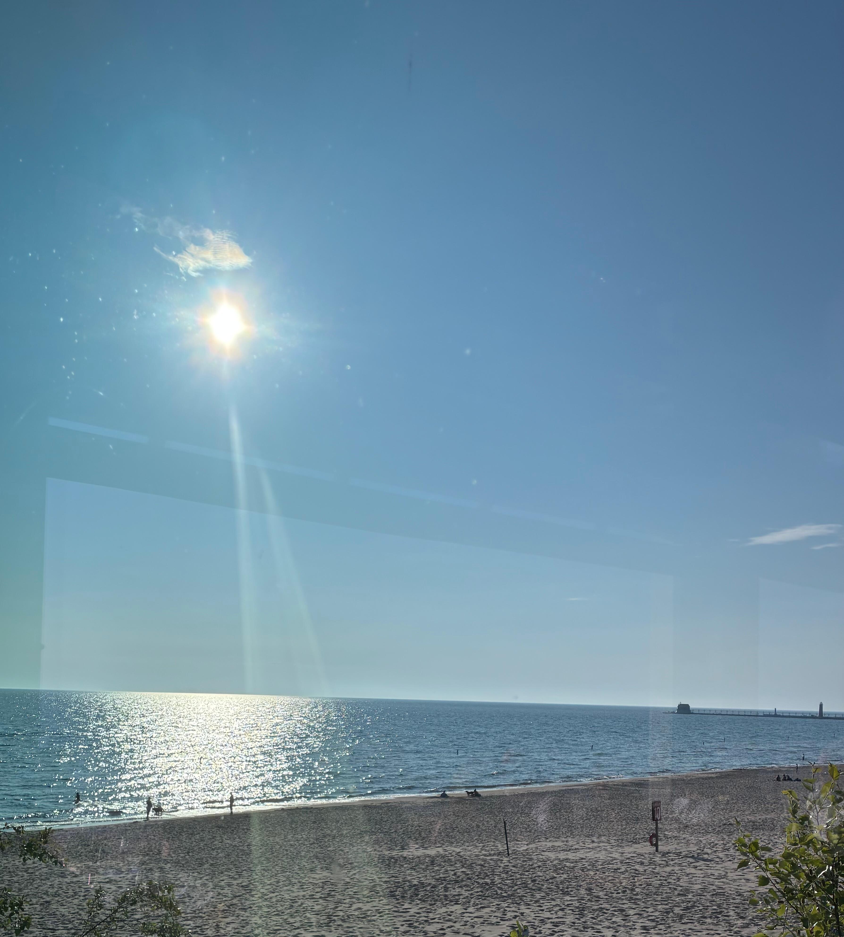 Lake Michigan is gorgeous. 
