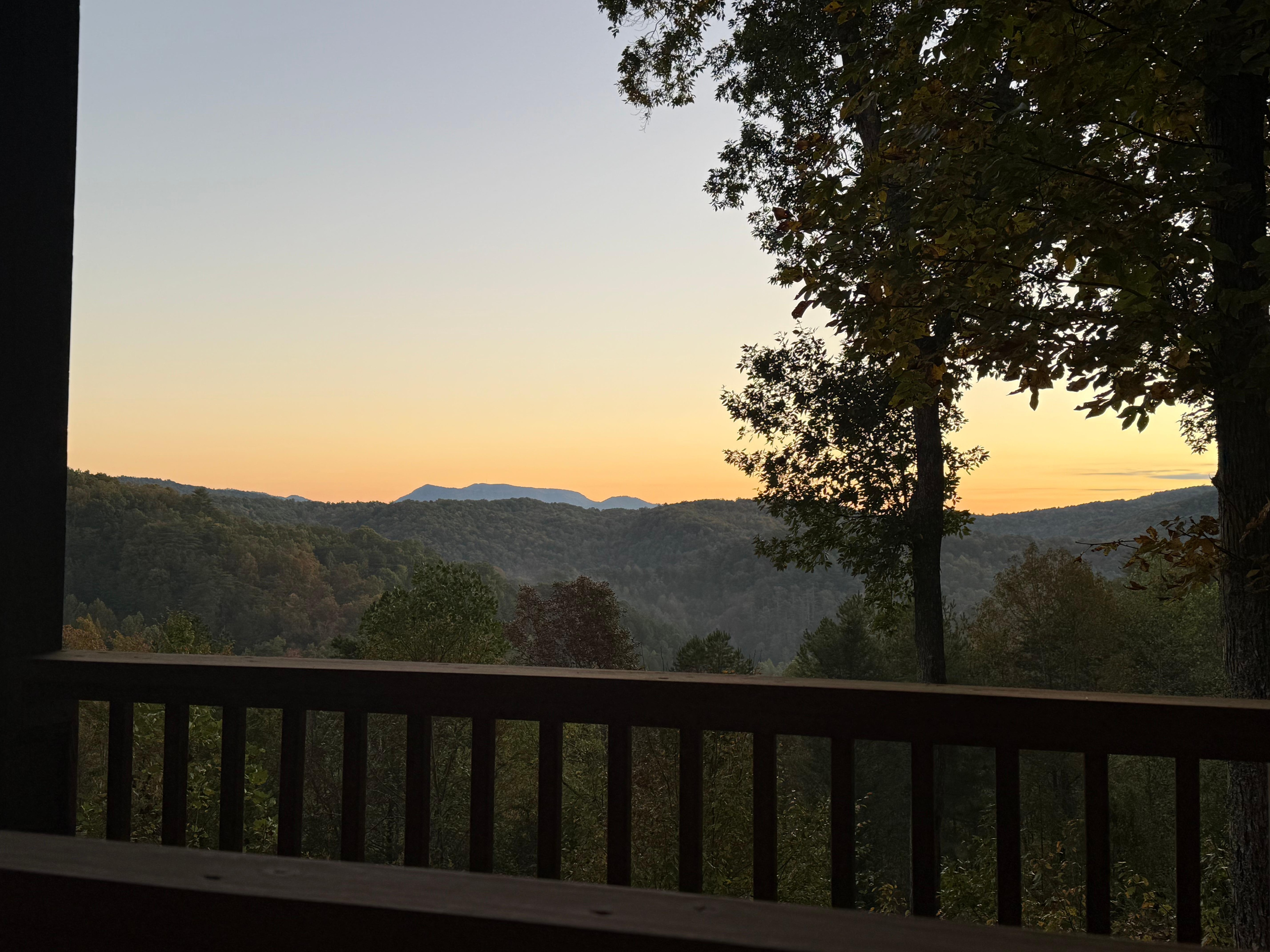 Coffee morning views