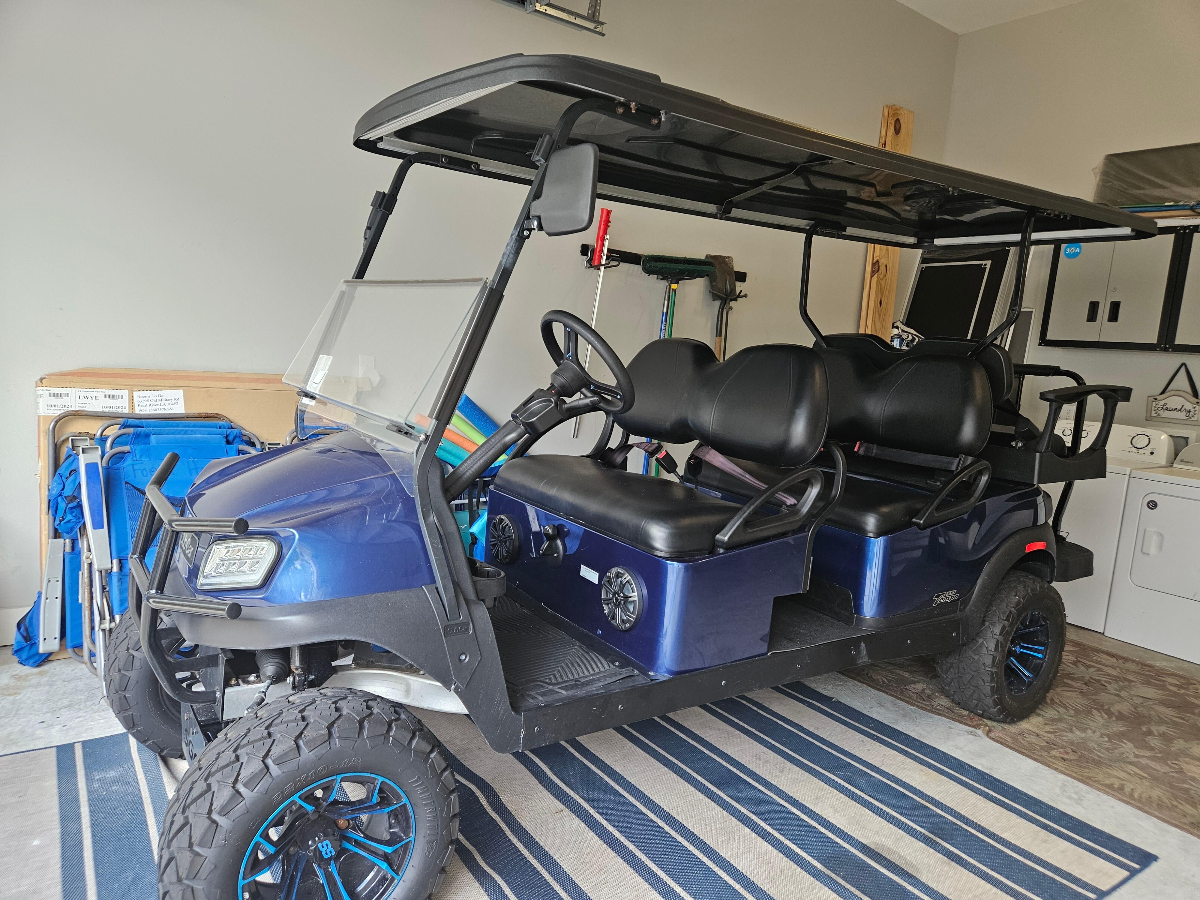 The access to the golf cart is the best! 