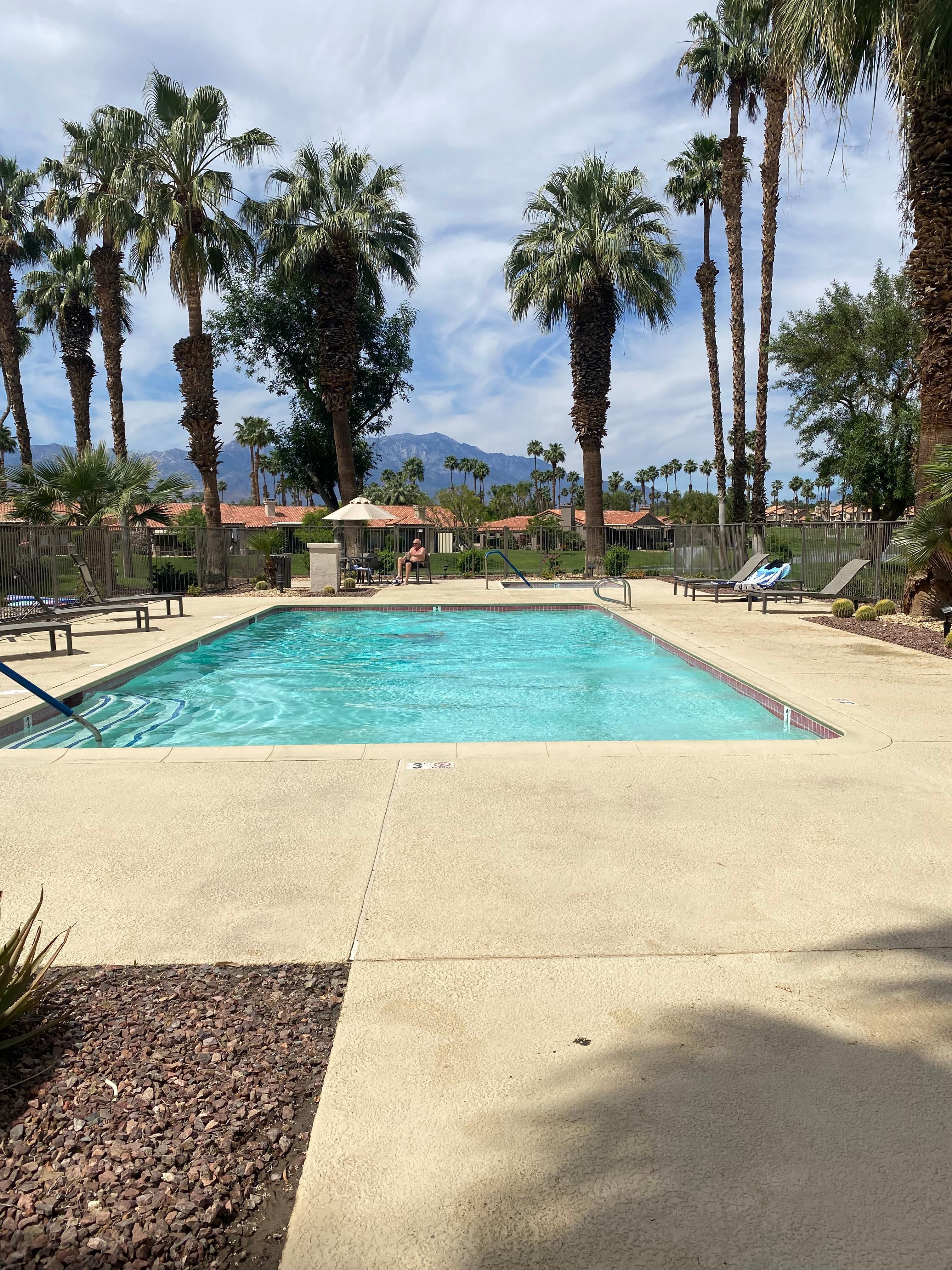 Pool on the block of the condo.