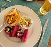 God och fräsch lunch.