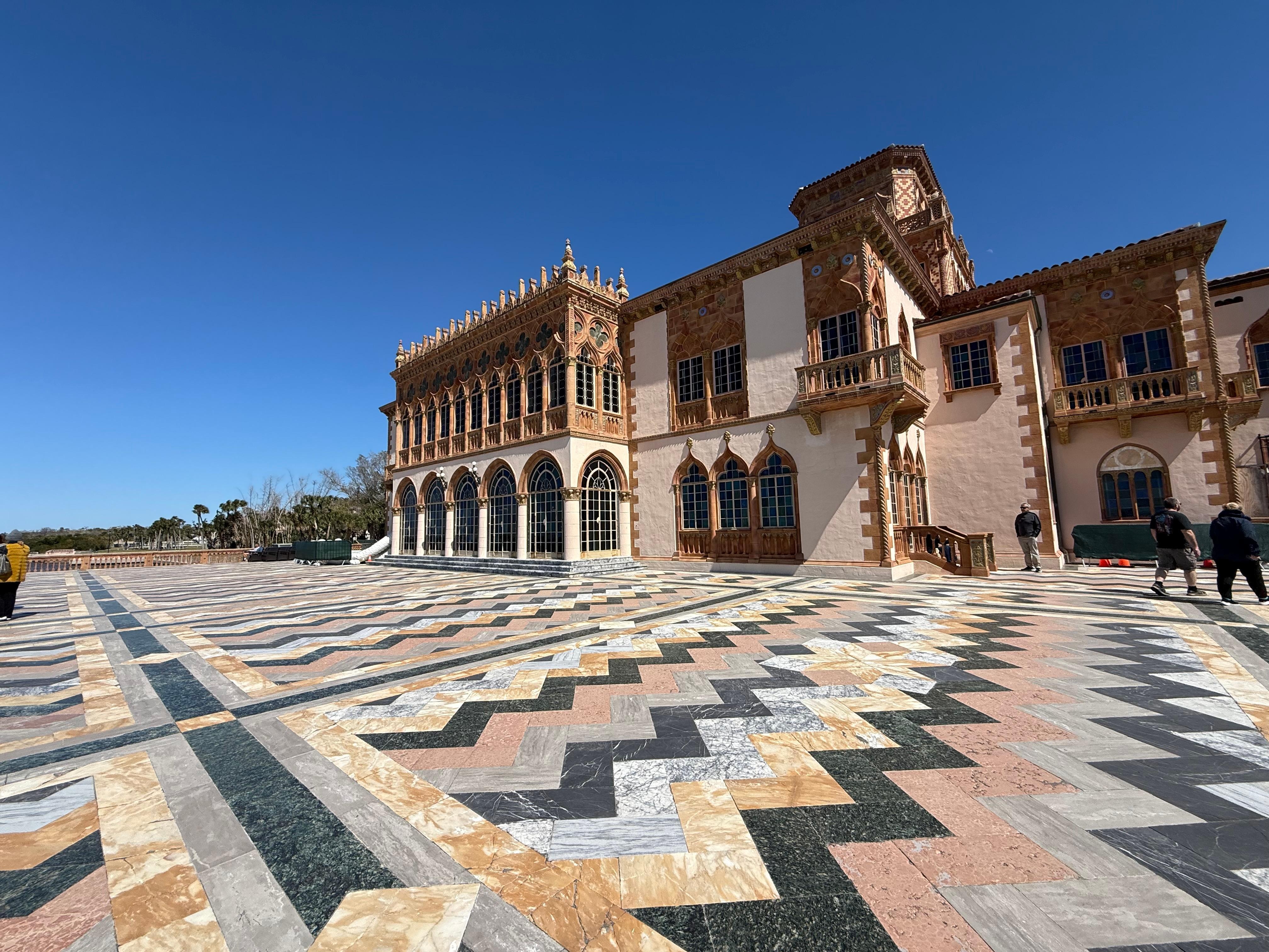 Back of the Ringling mansion