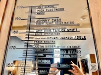 Liked the in-room mirror with “Rock Stars” heights. Lady Gaga & Prince are shorter than me ;)