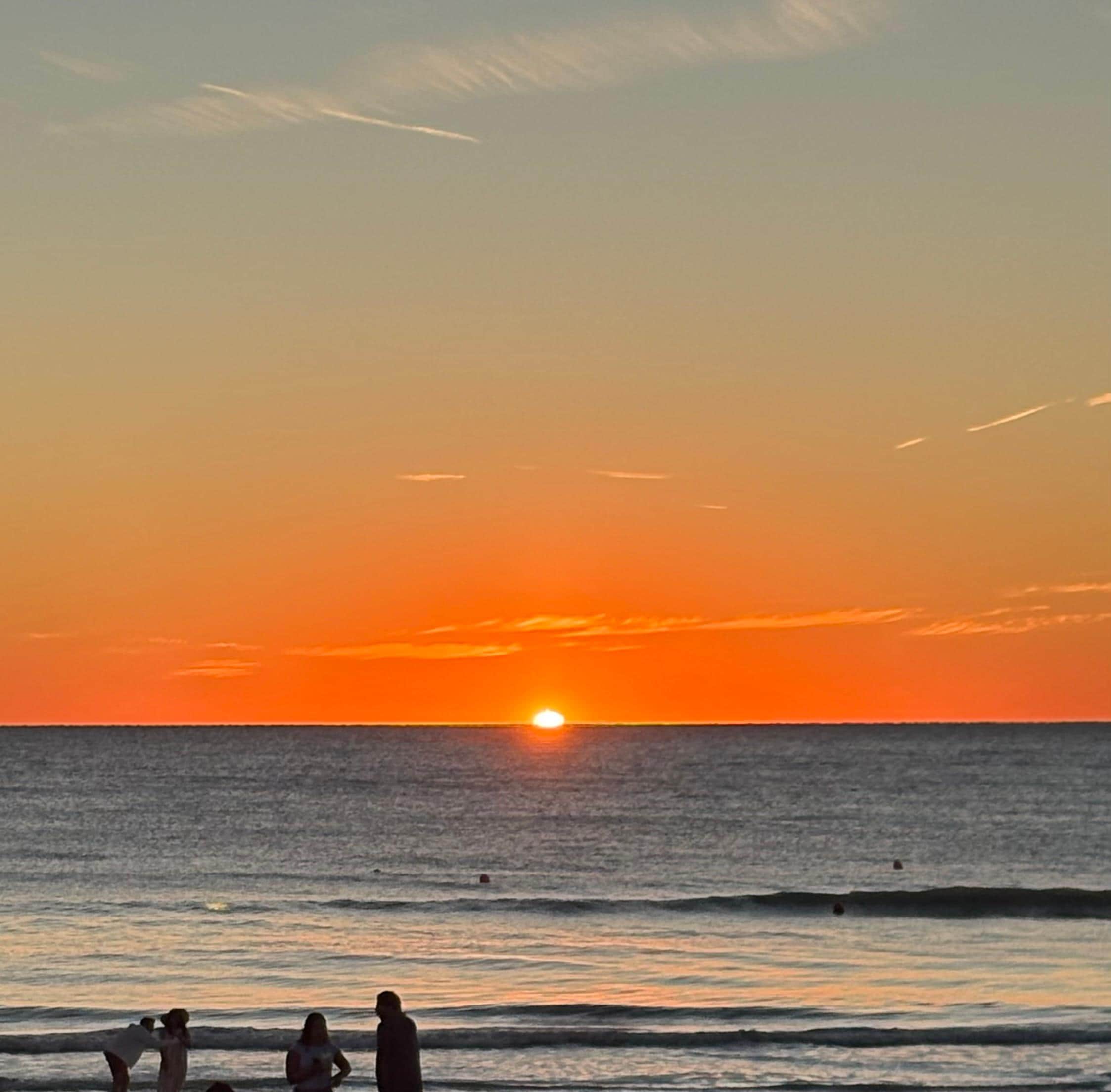 Gorgeous sunset on the water