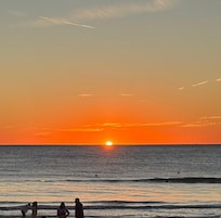 Gorgeous sunset on the water