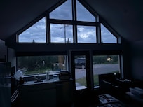 View in the morning (and yes all the windows (except for the the top ones) all close for instant privacy