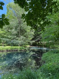 Les Fontaines Bleues du château de Beaulon