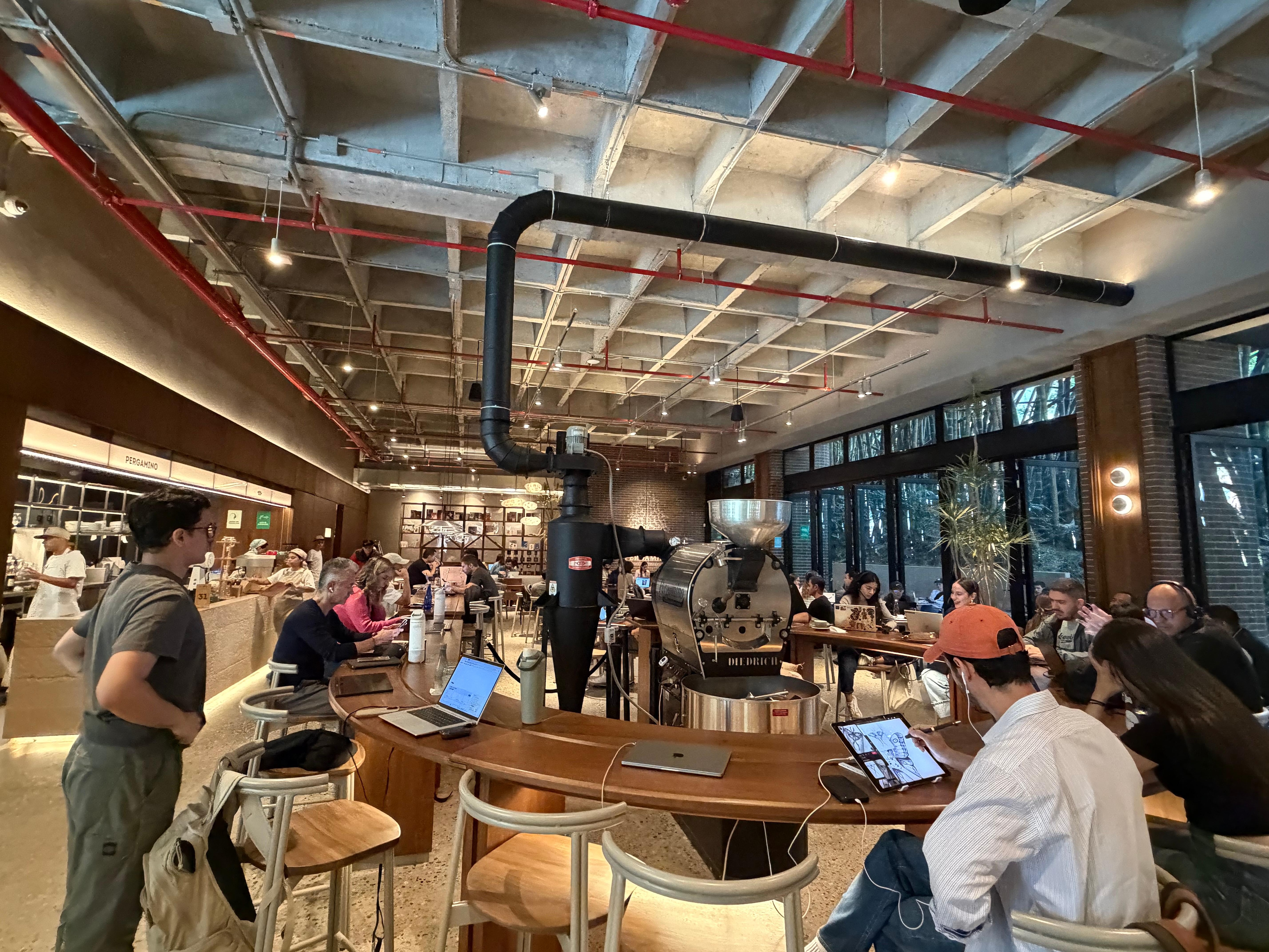 Lobby, is really a gourmet coffee roaster mecca doubling as a locals disguised as digital nomads meeting place