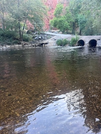 Beautiful creek to play in and fish in.