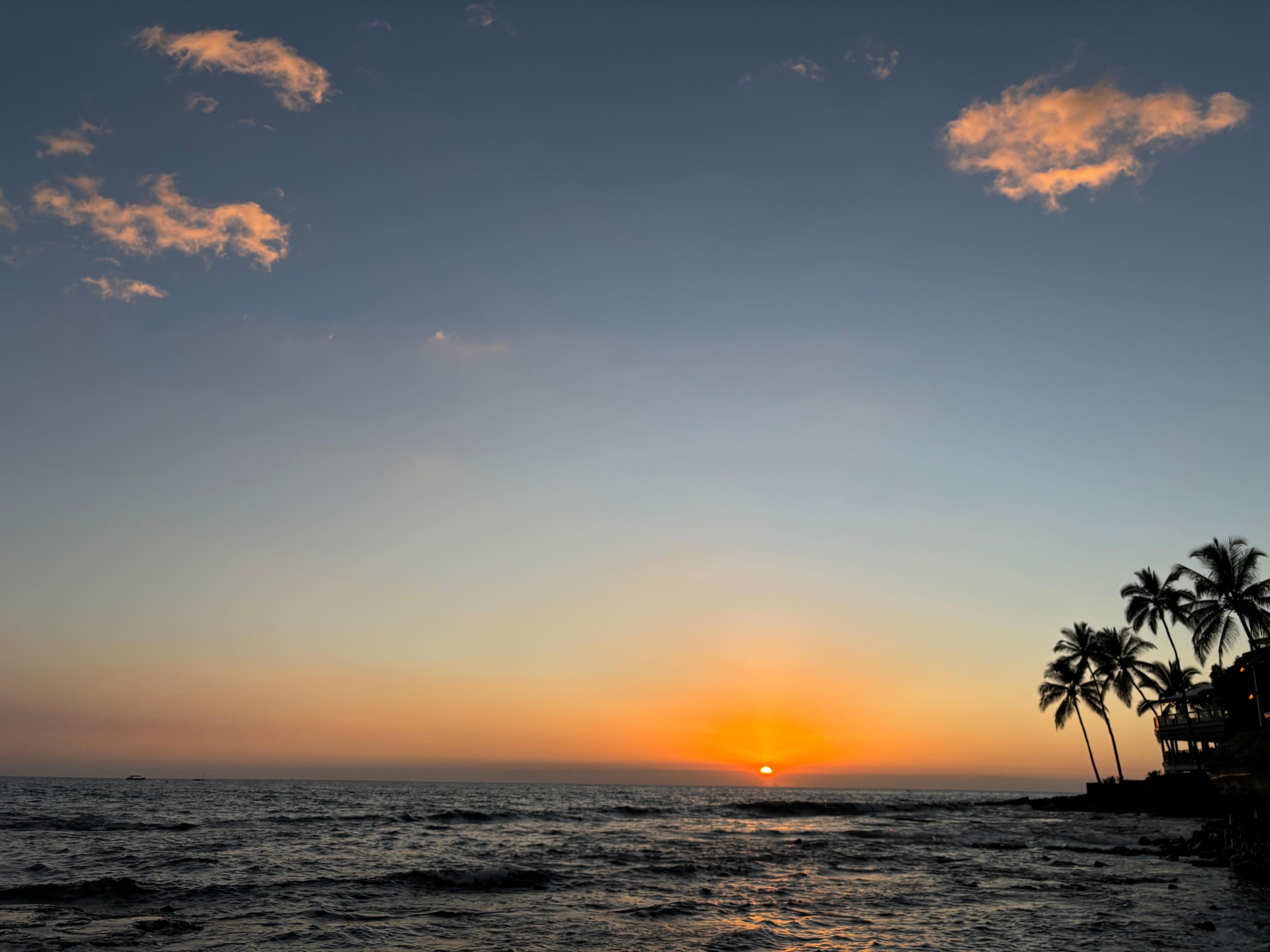 Sunset directly across the street 😎