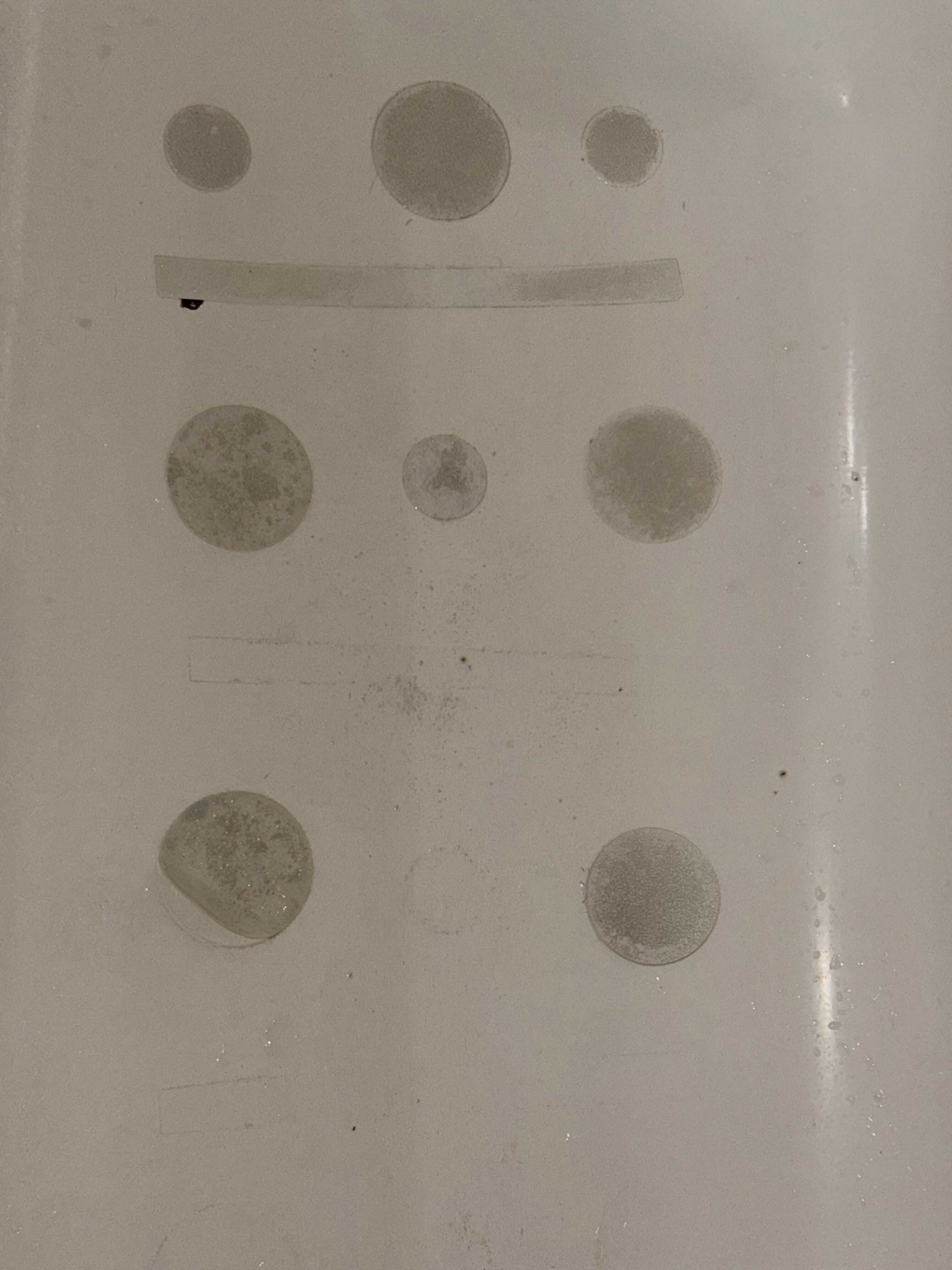 What little safety precautions they have made and what looks like Velcro from a missing shower mat