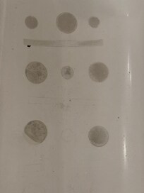 What little safety precautions they have made and what looks like Velcro from a missing shower mat