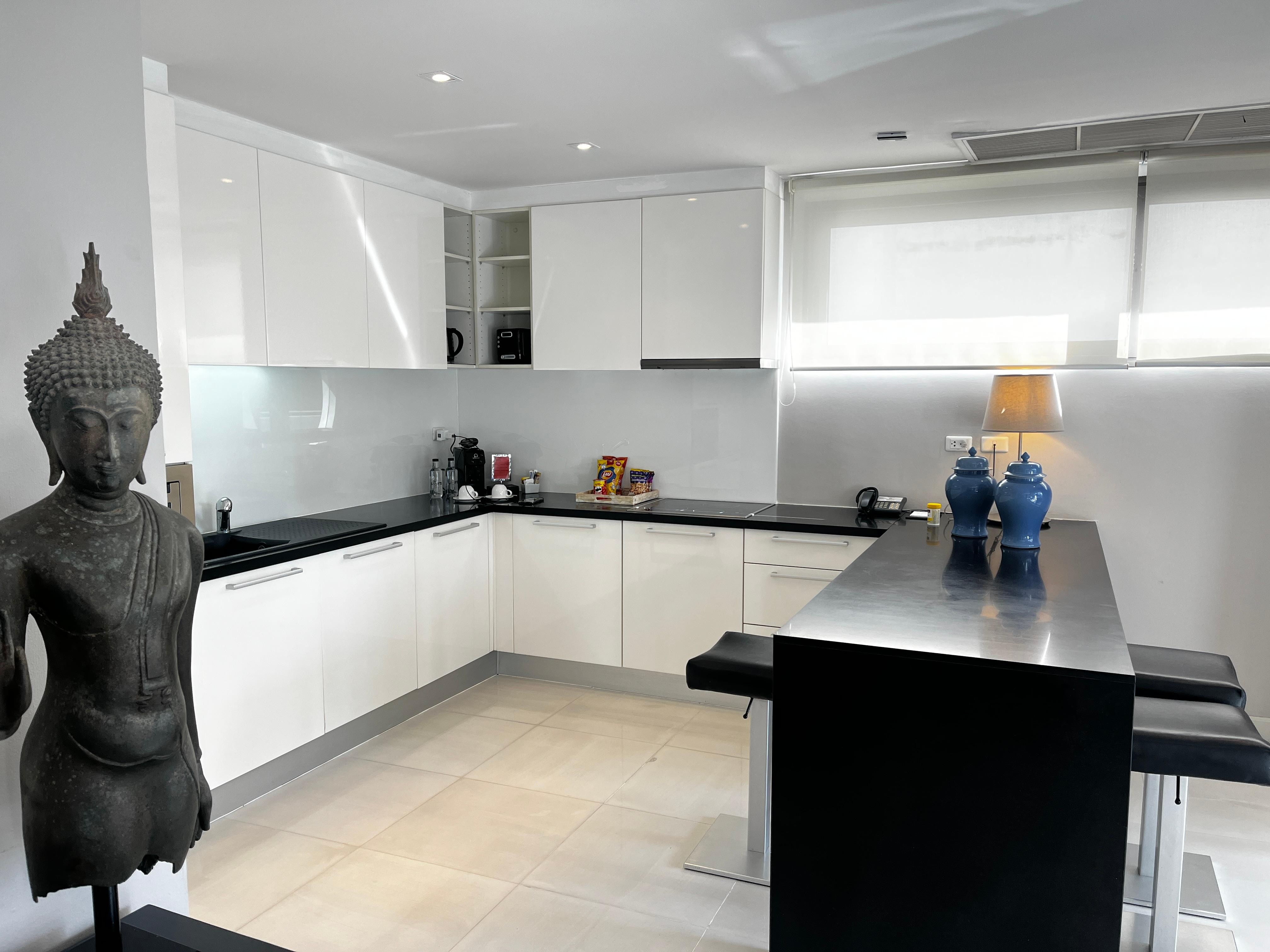 Kitchen has everything except a tea towel 