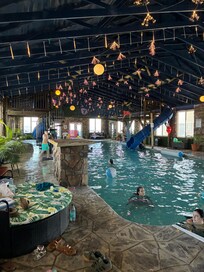 Pool at paradise point, kids couldn’t get enough!