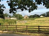 From the back gate to the village
