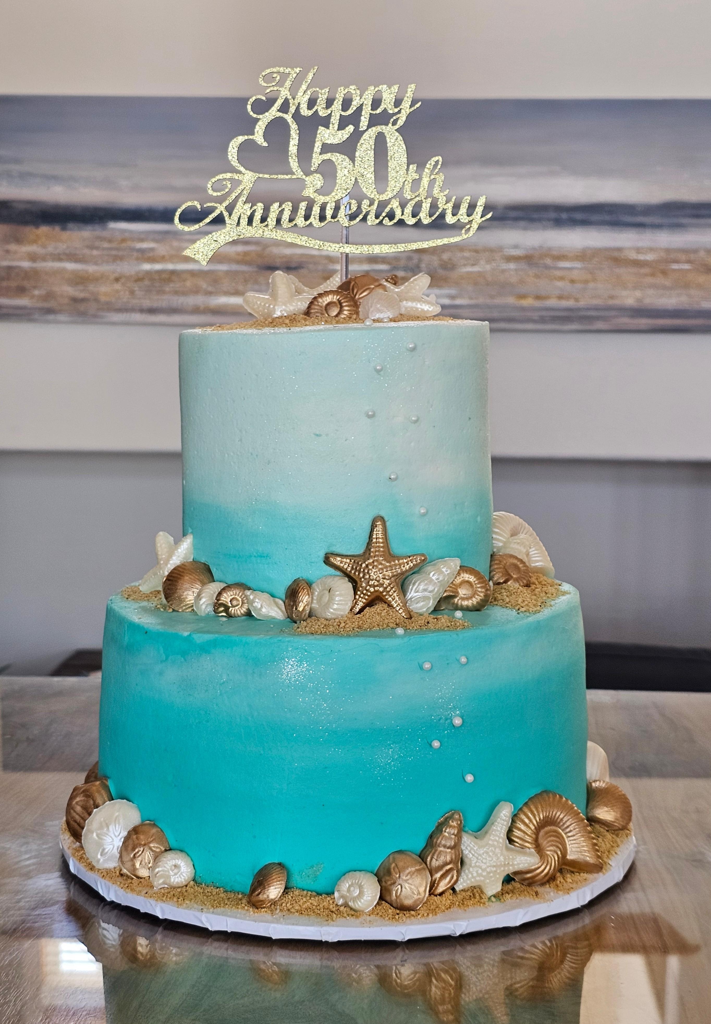 We celebrated our 50th Golden Wedding Anniversary with family!