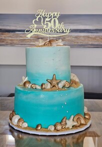 We celebrated our 50th Golden Wedding Anniversary with family!