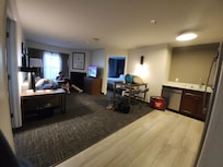 livingroom of a 2 bed suite .