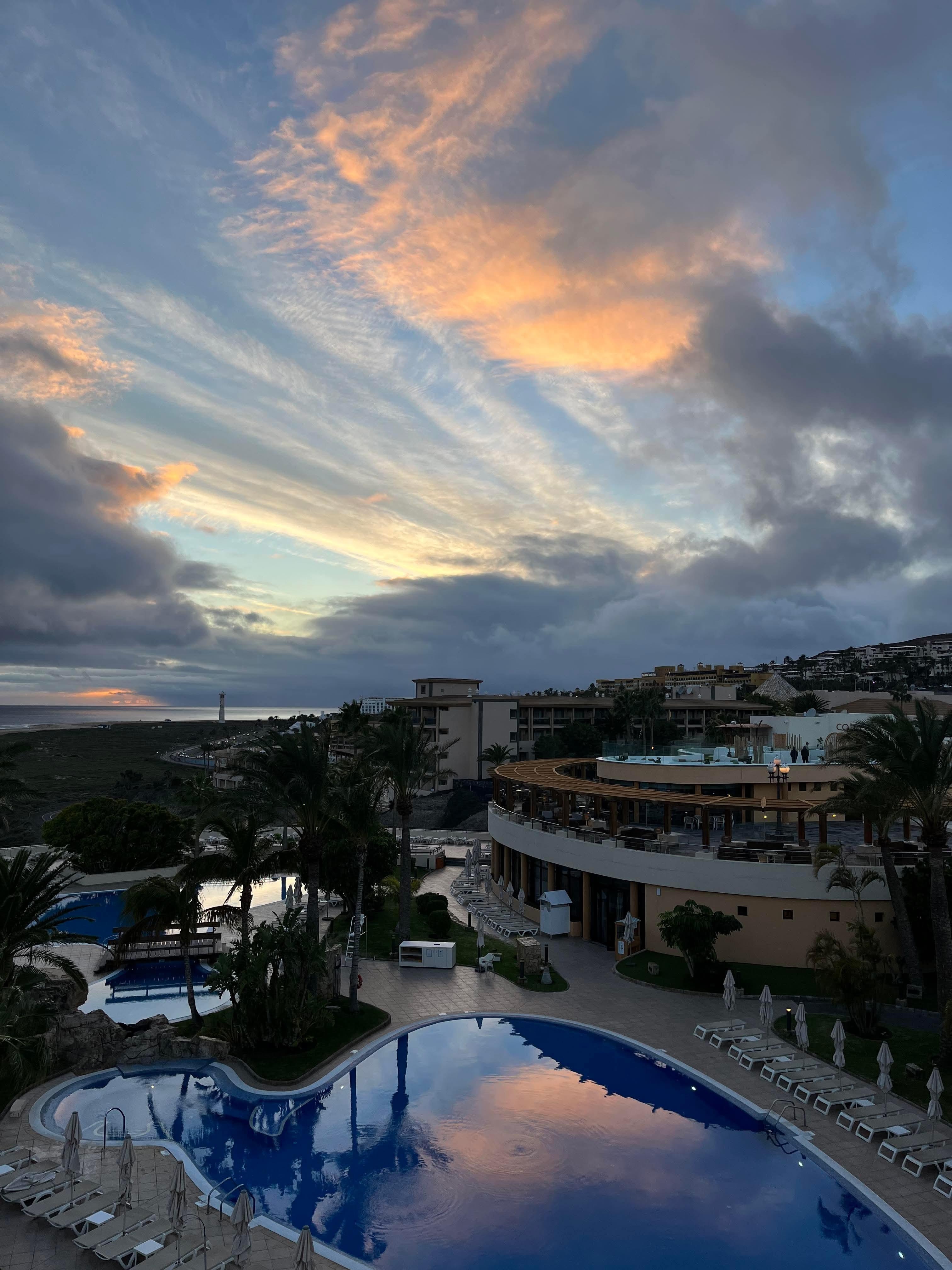 Beautiful pool area. Pool is heated