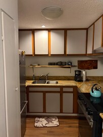 Fully stocked kitchen