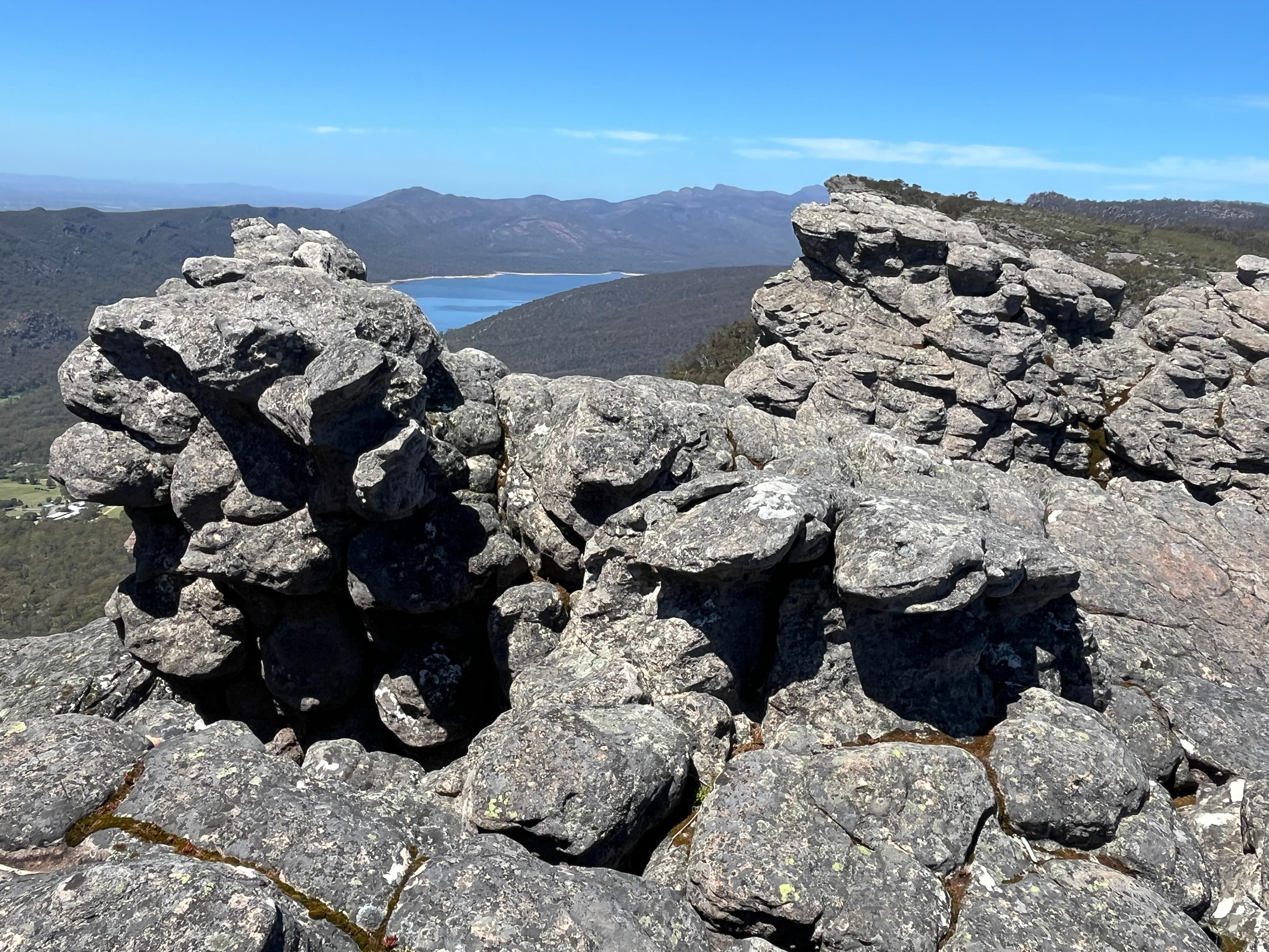 View towards Lake Bellfield, Halls Gap