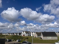 Blick vom vorderen Balkon