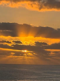 Sunset from the lanai.