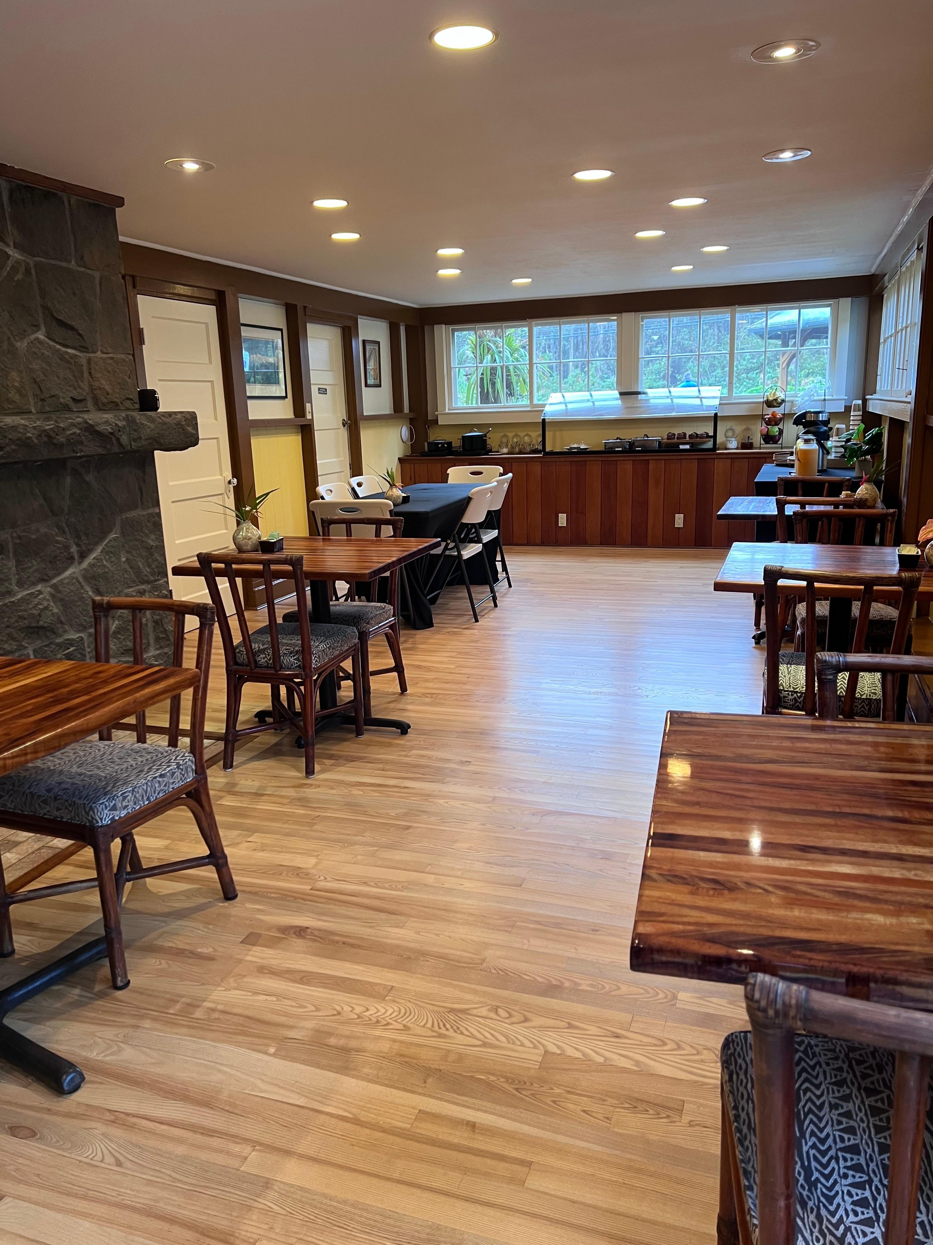 A delicious continental breakfast served