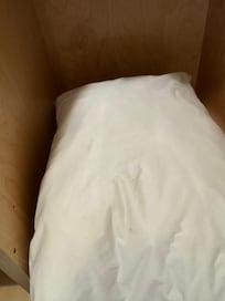 Stained pillows