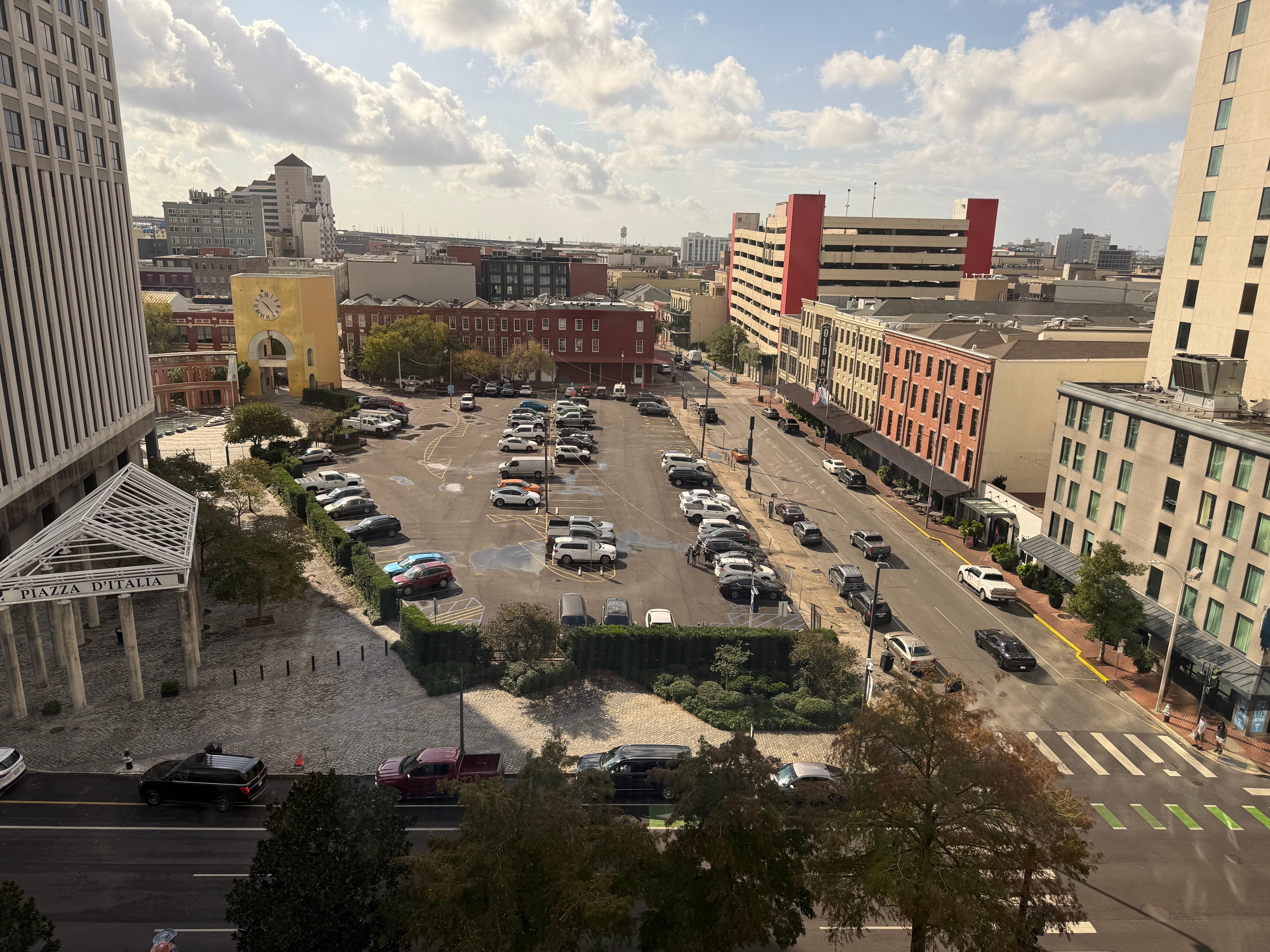 View from room. Poydras Street. 