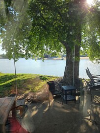 The beautiful view from the back patio.