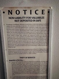 The Notice from my review.