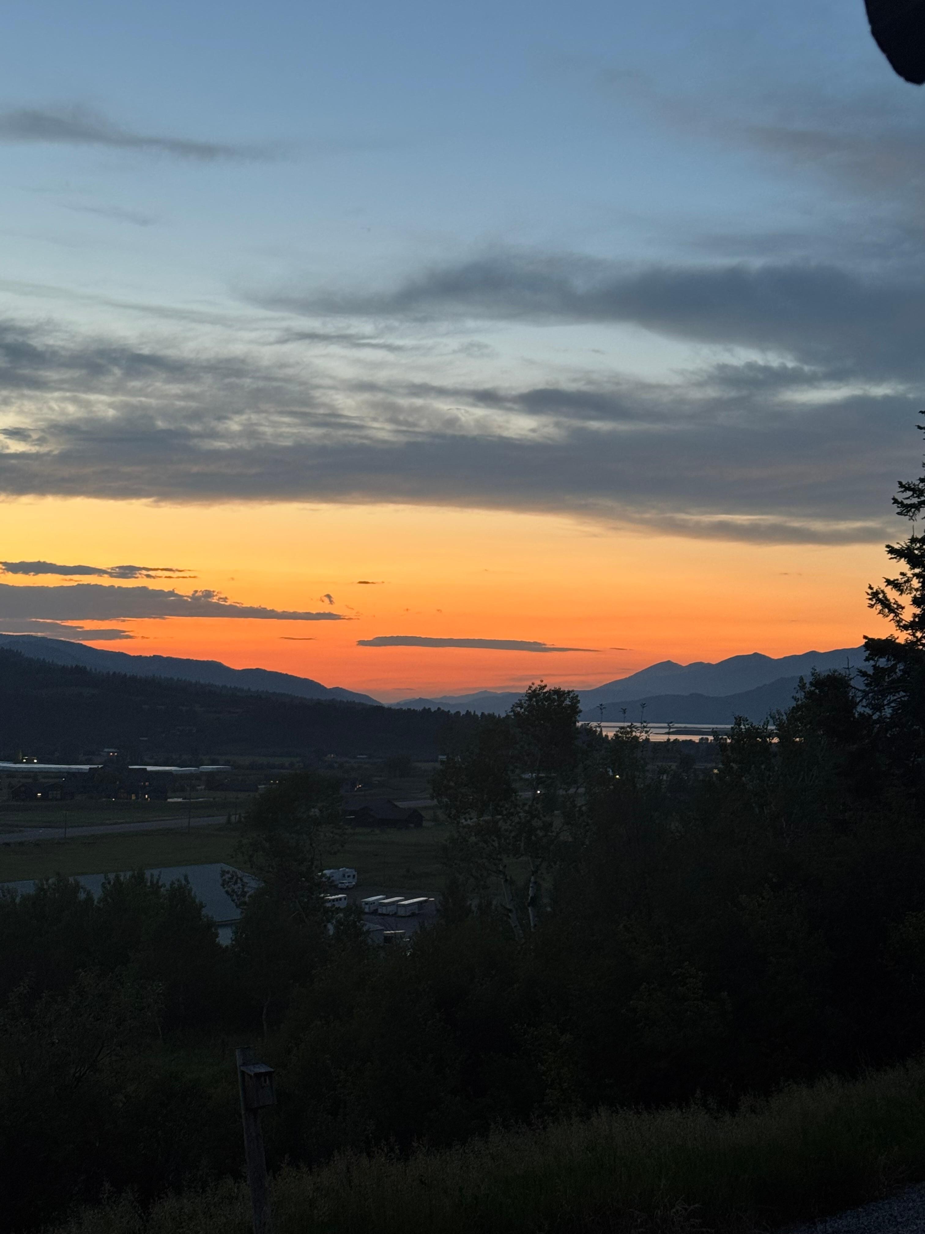 Sunsets were awesome from the porch 