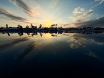 Sunset from the dock.