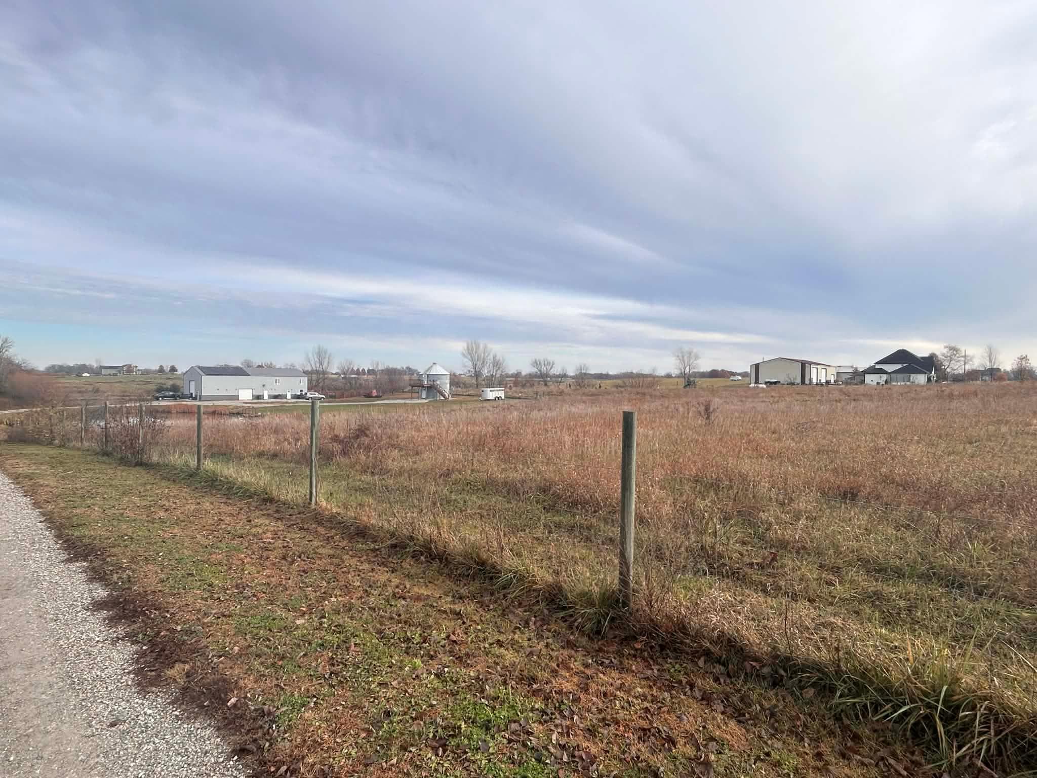 From the driveway looking back at the property you can see the other houses and both rentals.