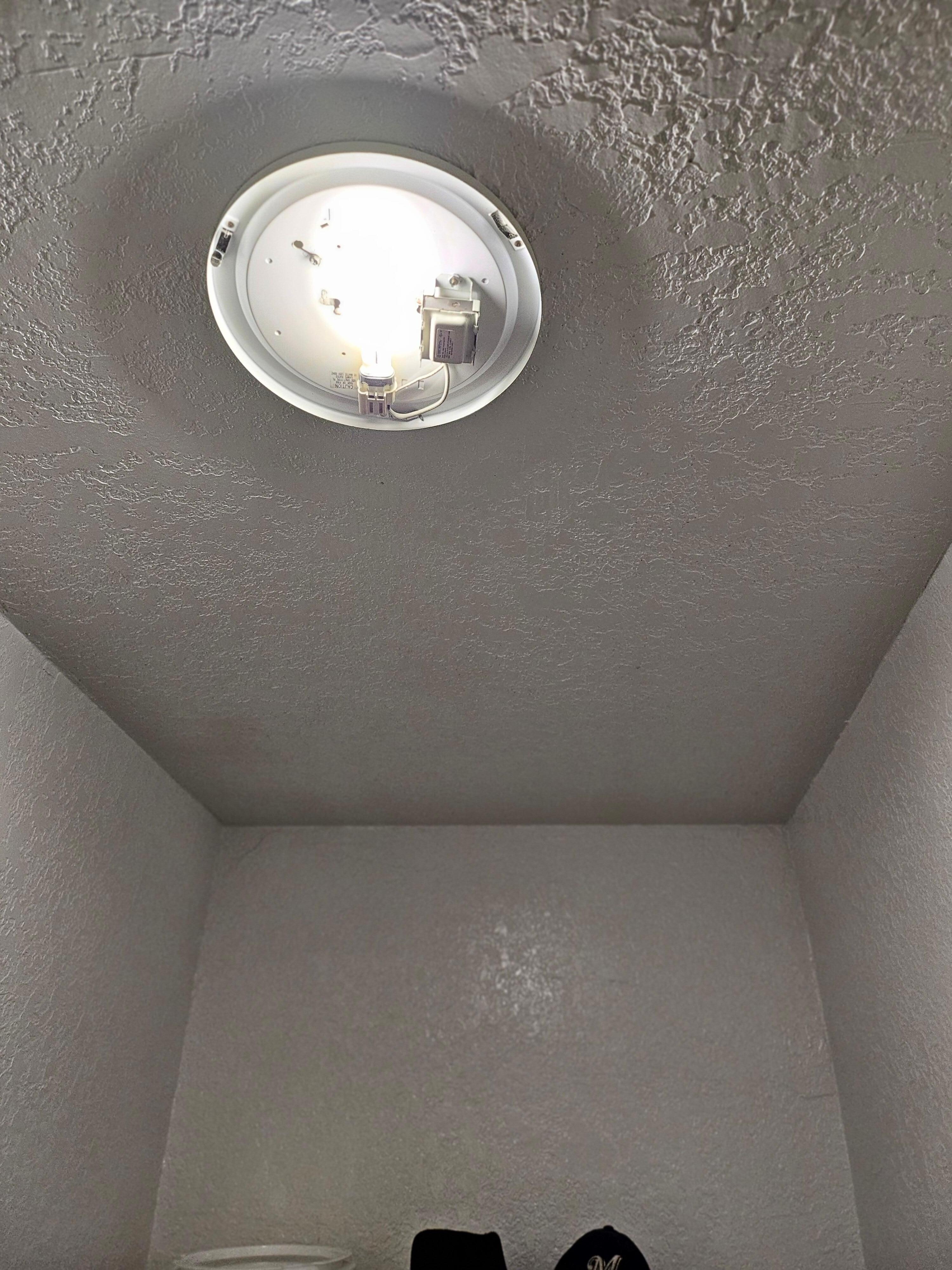 Broken light cover