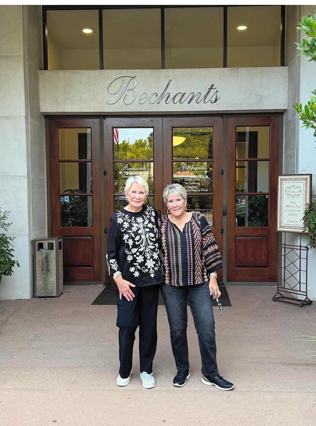 My sister and I got to shop this awesome city and rest at the Bevy!