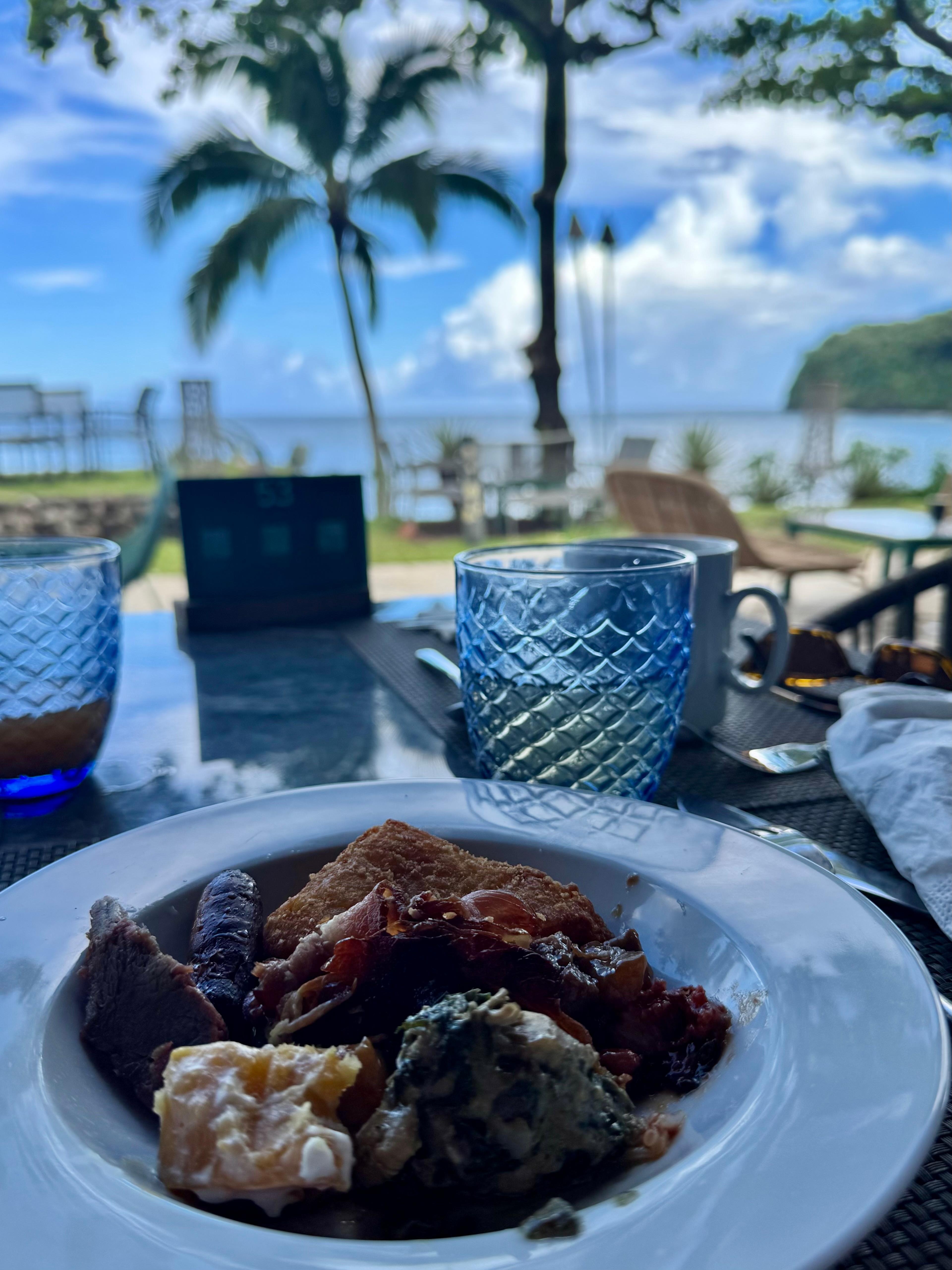 Buffet style or a la carte menus.