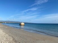 Poetto 10 mins by car, but there is an even closer beach