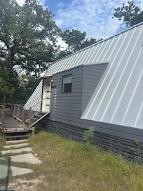 Outside the cabin