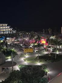 Loud music from this stage every night