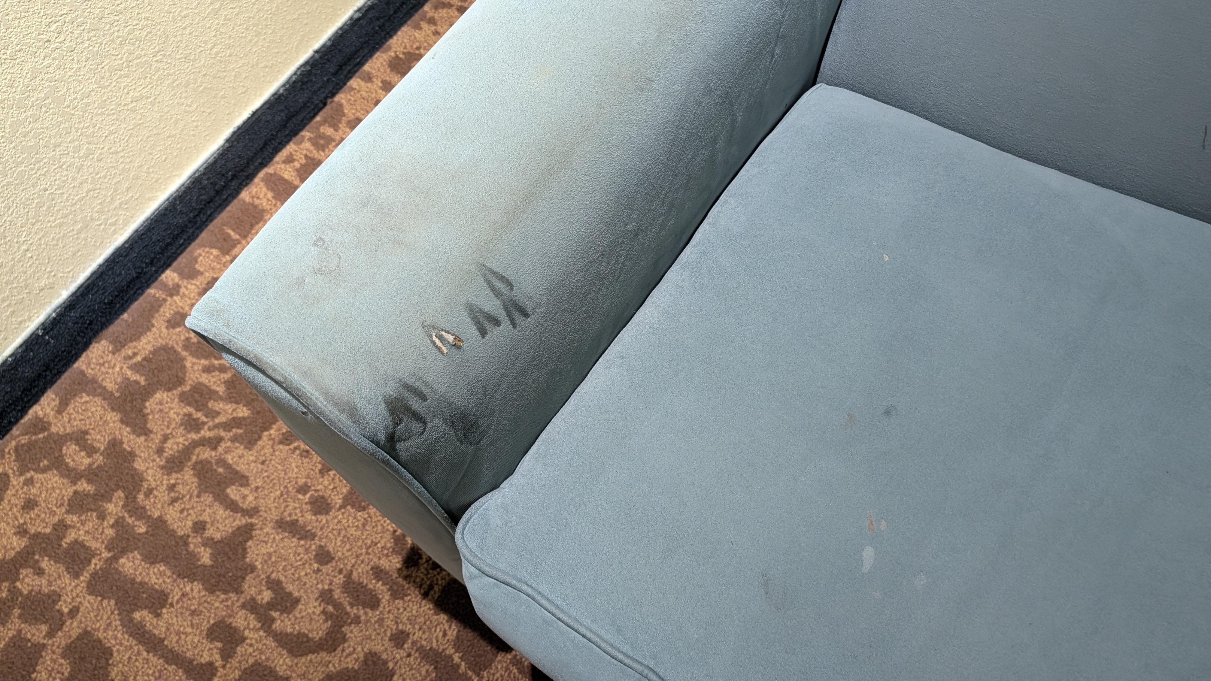 Stains on couch