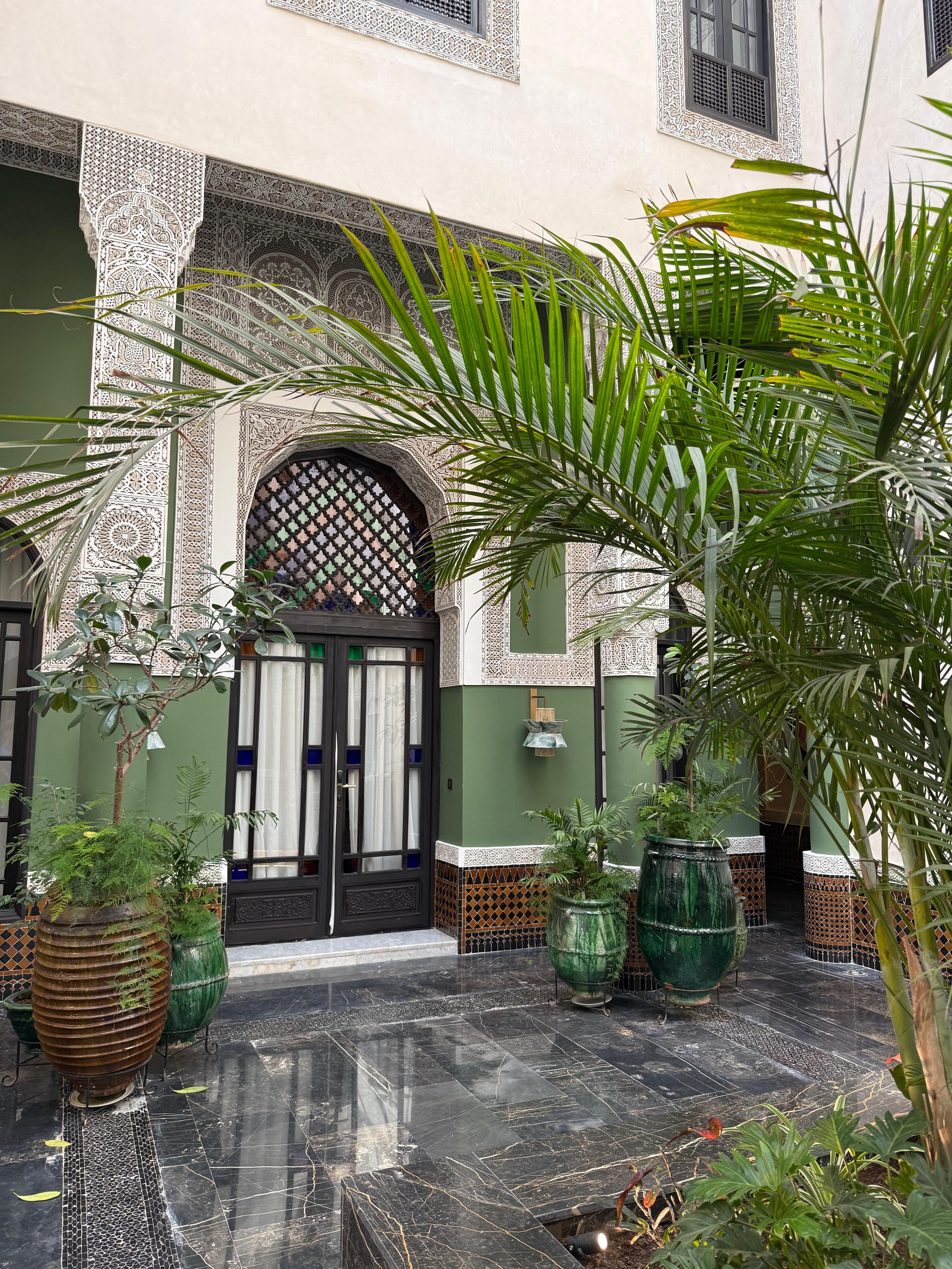 One of many outdoor areas. 