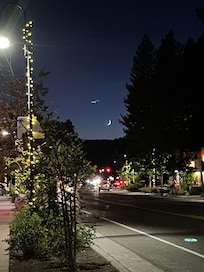 Kings Beach at night