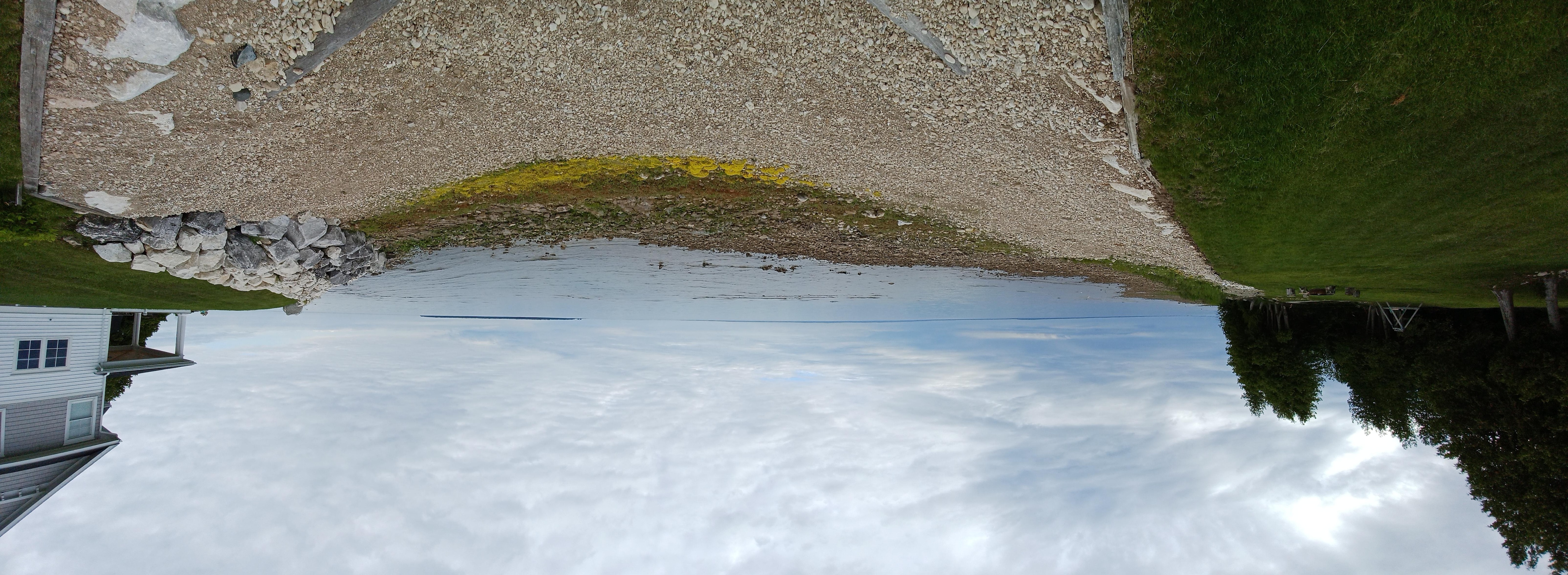 Panoramic view of the lake