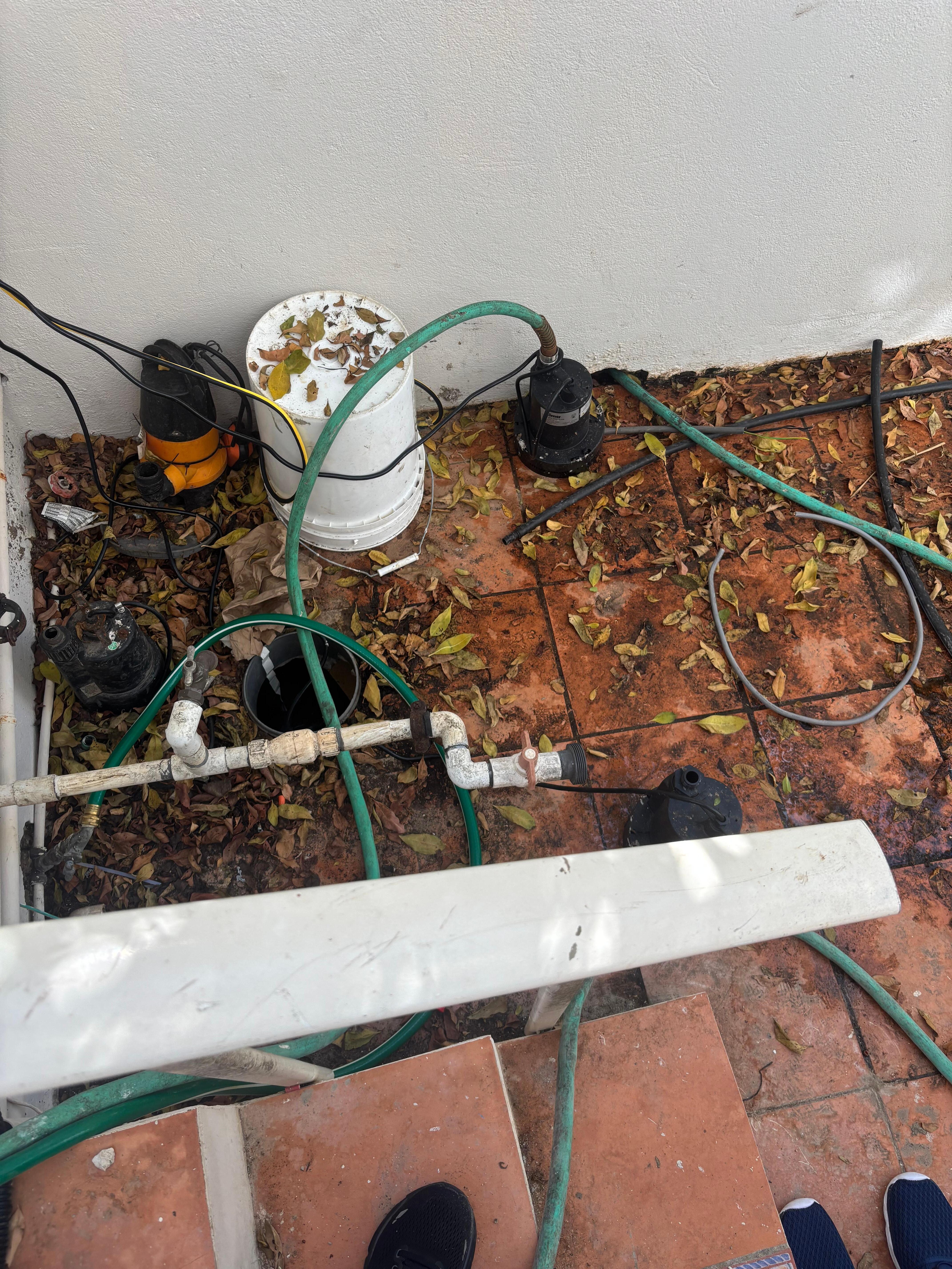 Note no vid over septic, and the garden hose they use, pumps the septic right into the backyard